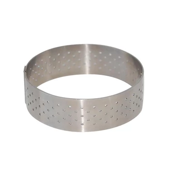 Perforált tart karika, inox
