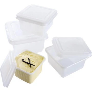 Ice cream delivery box with lid, 0.5L - 25 pcs