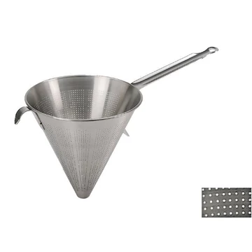 Stainless steel strainer, micro-perforated