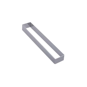 Téglalap forma 16.4x3.2x2.5cm, inox