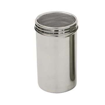 Icing sugar shaker, stainless steel - Ø7cm, 9.7cm high