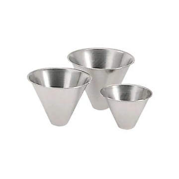 Conical "Flan" mold, stainless steel, Ø 7.5 cm