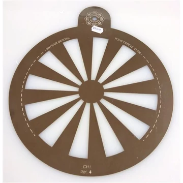 Kerek sütemény dekoráló lemez ø19,5cm, inox