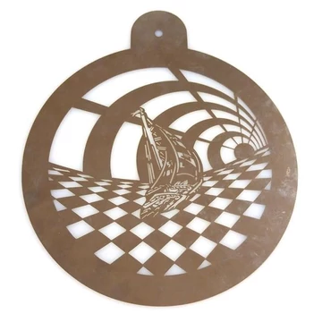 Kerek sütemény dekoráló lemez ø26cm, inox