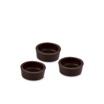 Fillable dark chocolate "Palet" /Structura/ ø29mm