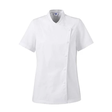 Julia women's chef jacket, white, short sleeve Julia women's chef jacket, white, short sleeve