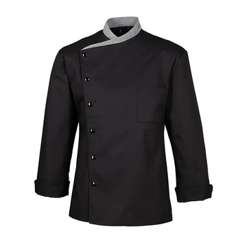 Julius chef's jacket, black, long sleeves Julius chef's jacket, black, long sleeves