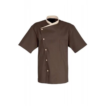 Julius chef's jacket, brown, short sleeves Julius chef's jacket, brown, short sleeves
