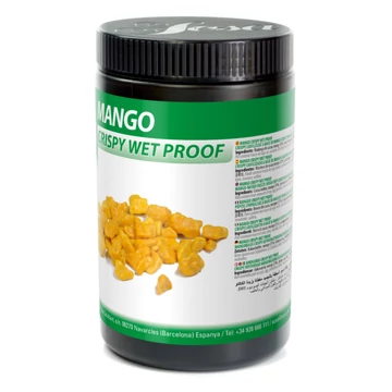Freeze-dried mango crispy /coated with cocoa butter/ 400g