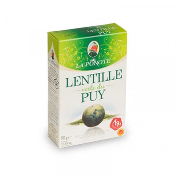 Green lentils du Puy AOP 500 g