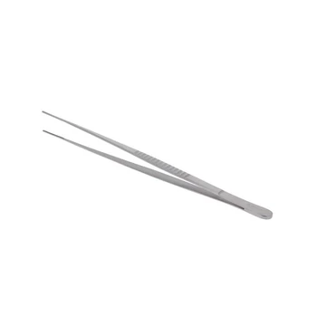 Kitchen tongs, stainless steel, straight, 30 cm