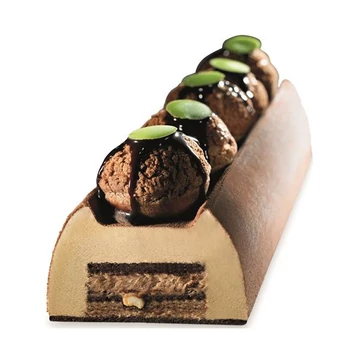 Kis "fond plat" bûche öntőforma