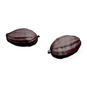 Cocoa bean mold, large