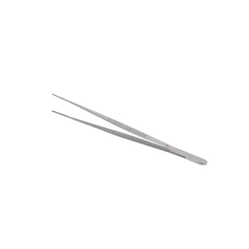 Kitchen tongs, stainless steel, straight, 25 cm