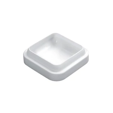 Square rounded silicone mold 132x132 mm