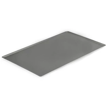 Tapadásmentes sütőlemez döntött peremmel, aluminium, GN1/1