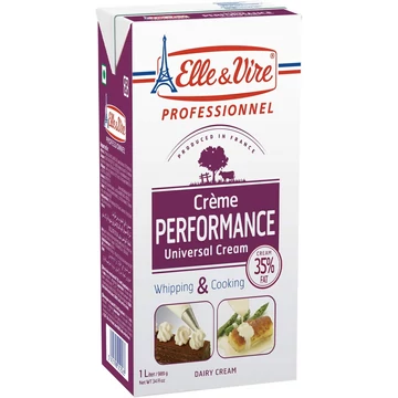 Cream /Performance /whipping cream and cooking cream/ 35% 1L Cream /Performance /whipping cream and cooking cream/ 35% 1L