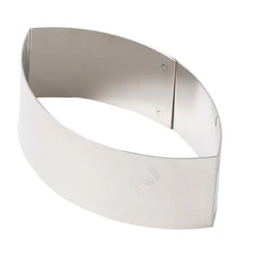 Ovális forma, inox, 4db 8.8X5X3 CM