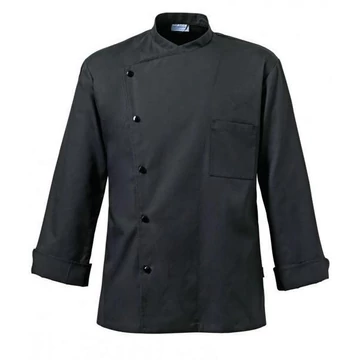 Julius chef's coat, black, long sleeves Julius chef's coat, black, long sleeves