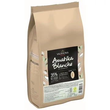Amatika vegán fehércsokoládé 35% 3kg