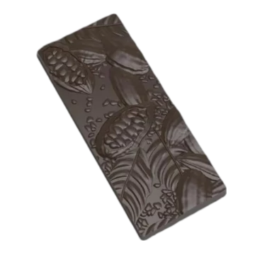 Cocoa bean-shaped chocolate mold, 1 piece