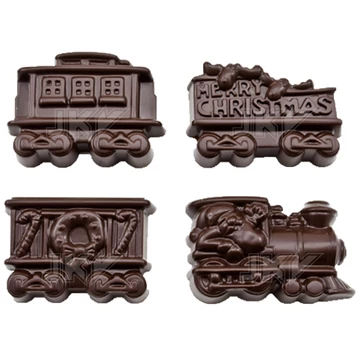 Train Christmas Chocolate Mould