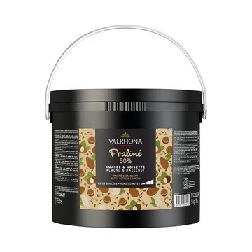 Ropogós mogyoró-mandula praliné 50% 5kg
