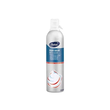 Debic sweetened whipped cream spray 700ml