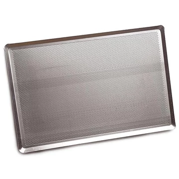 Baking tray, aluminum, perforated, 60x40cm, thickness 2mm