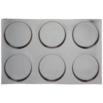 Flexifrying pan szilikon forma - 6db mini pizza Ø147mm, 60x40cm