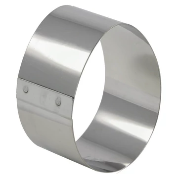 Kiszúró forma ovális, inox, 80x60x40mm