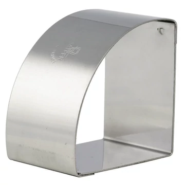 Circular shape, 1/4 circle, 55x55mm, stainless steel