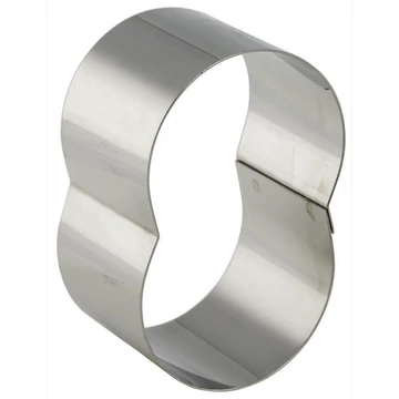 8-shaped mold 7x5x4cm, stainless steel