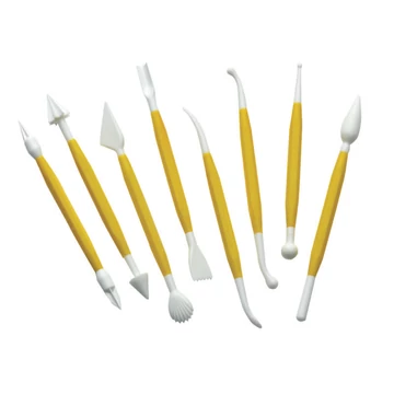 Marzipan mold set, 8 pieces