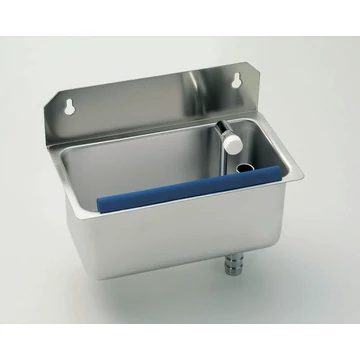 Wall-mounted cleaning container for ice cream scoops