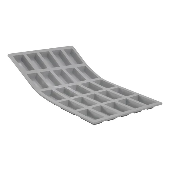 Elastomoule szilikonforma 30x20cm, 25db mini financier 4,9x2,6x1,1cm