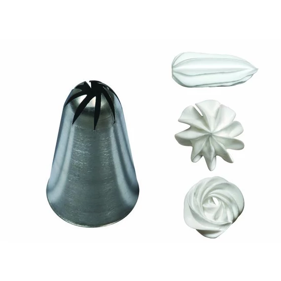 Kinyomócső rózsás, inox, Ø0,8cm