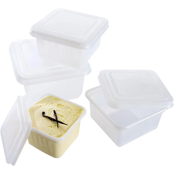 Ice cream delivery box with lid, 0.5L - 25 pcs