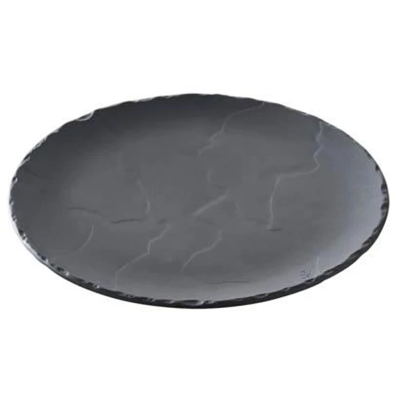 Revol Basalt kerek tányér, matt pala, ø26,8cm