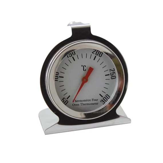 Sütőhőmérő inox, +50 +300°C