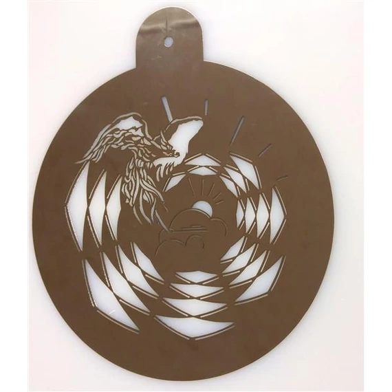 Round cake decorating plate ø26cm, stainless steel