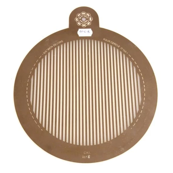 Round cake decorating plate ø19,5cm, stainless steel