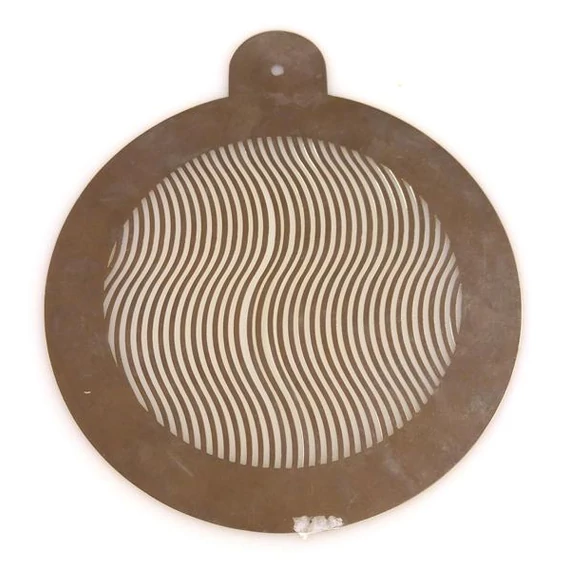Kerek sütemény dekoráló lemez ø16cm, inox