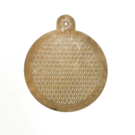 Round cake decorating plate ø26cm, stainless steel