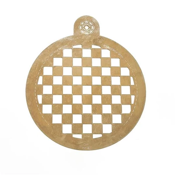 Round cake decorating plate ø26cm, stainless steel