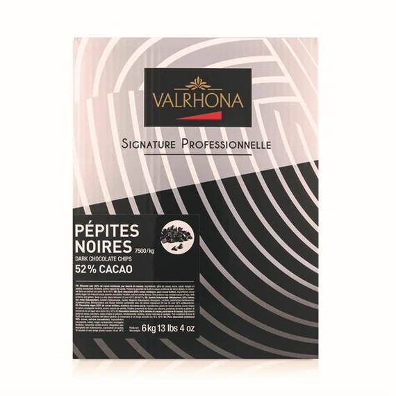 Valrhona 52% dark chocolate chips 6kg