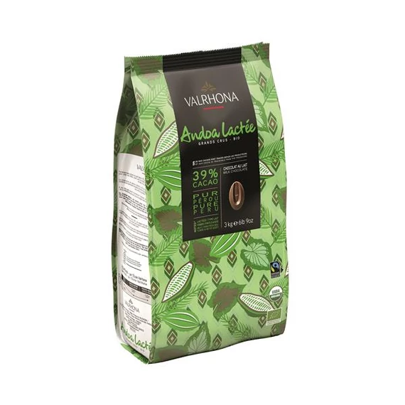 Andoa 39% tejcsokoládé /Bio & Fair Trade/ 3kg