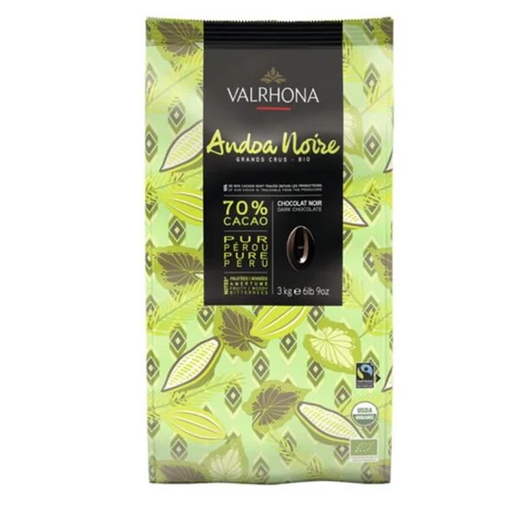 Andoa 70% étcsokoládé /Bio & Fair Trade/ 3kg