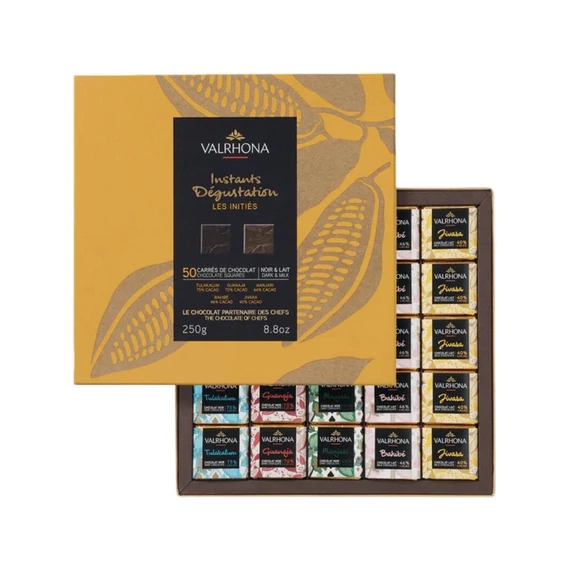 Grand Cru ét- és tejcsokoládé lapkák, 50db