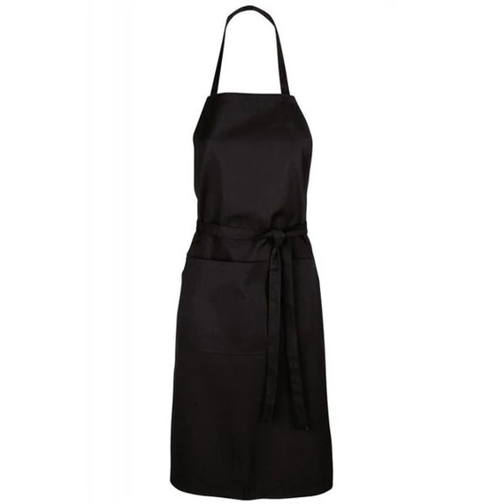 Ipero apron, black, 2 pockets